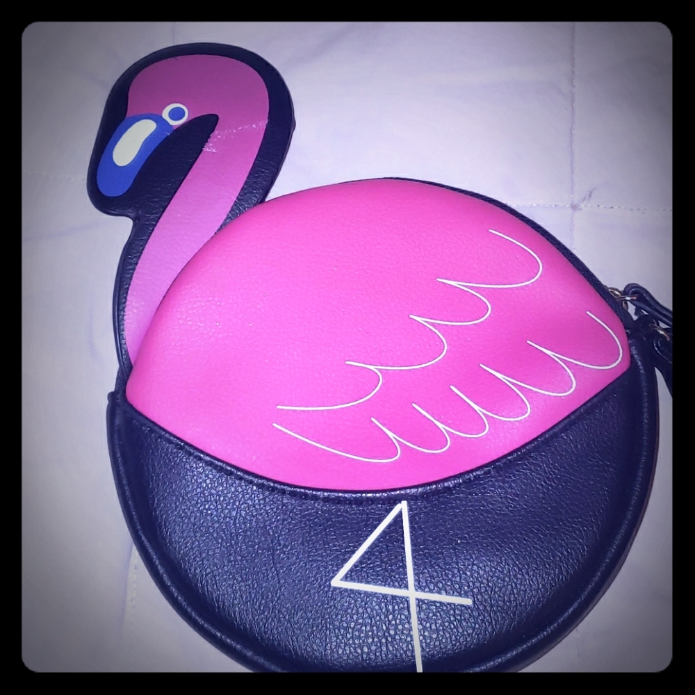 Betsey Johnson Flamingo Coin Purse